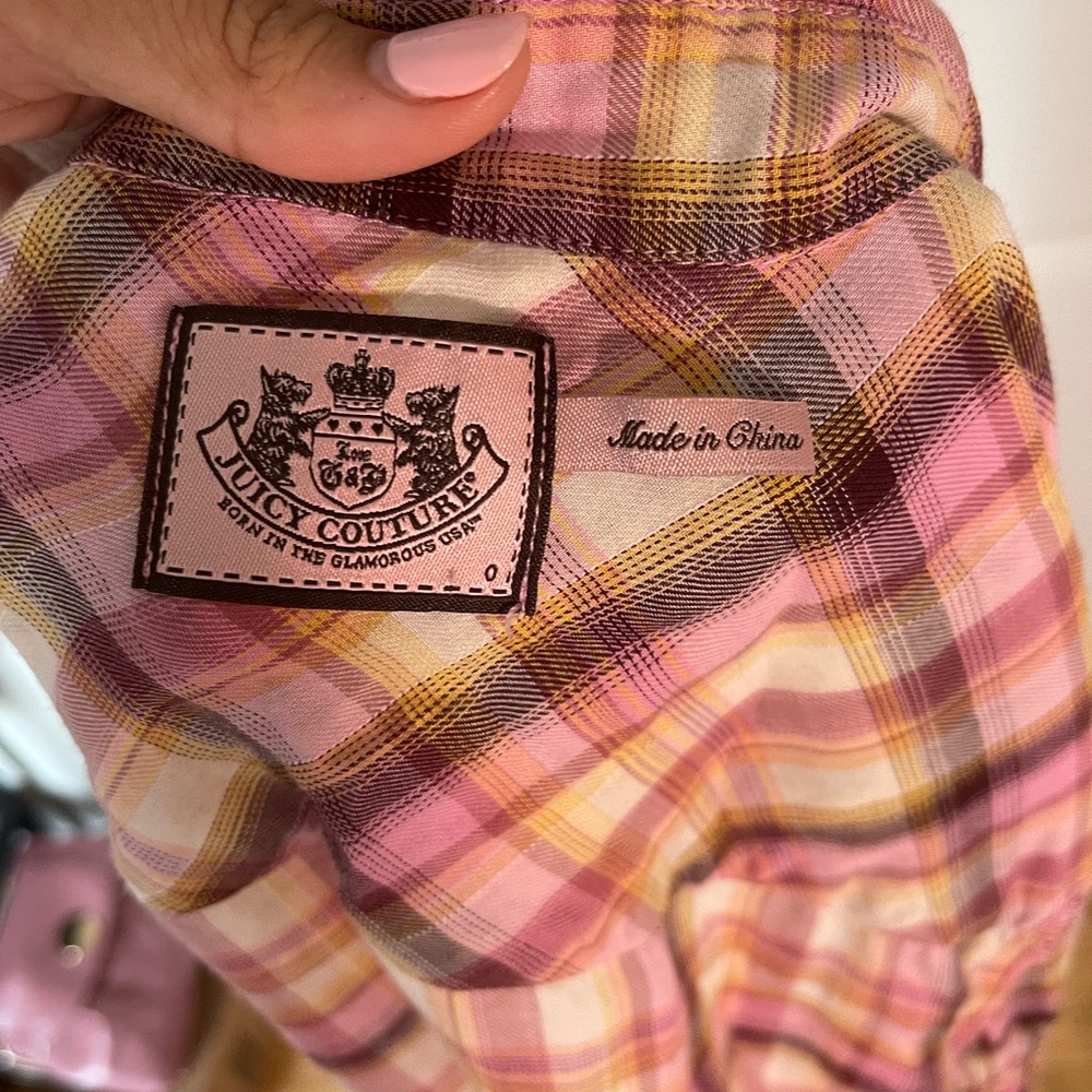 Vintage Juicy Couture Flannel Dress